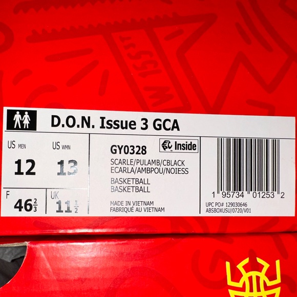 Adidas D.O.N Issue #3 Size 12 - Picture 2 of 6